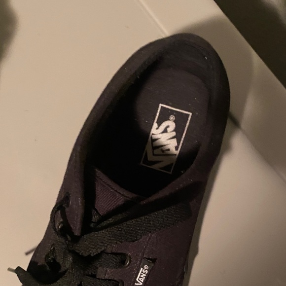 Vans Men's Dark Canvas Sneakers - Picture 2 of 4